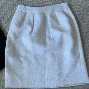 Winter white banana republic skirt
